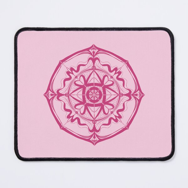 Item preview, Pink Evil Eye Protection Mandala, Positive Affirmations, Manifestation Art, Lucky Vibes designed and sold by SpringTeaDesigns.