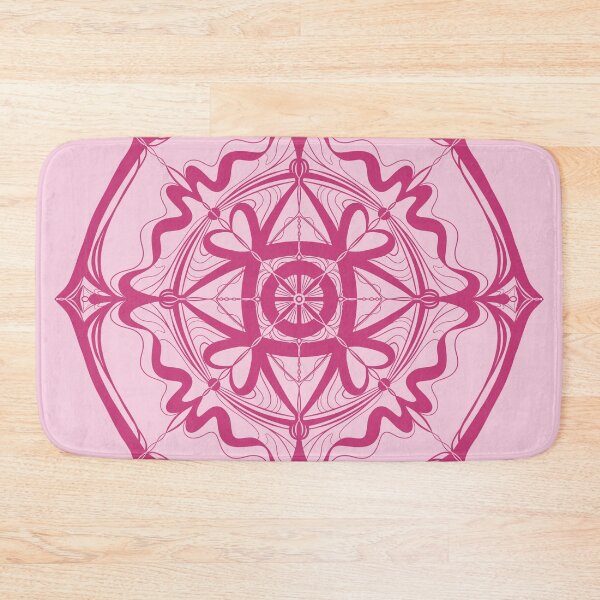Item preview, Pink Evil Eye Protection Mandala, Positive Affirmations, Manifestation Art, Lucky Vibes designed and sold by SpringTeaDesigns.