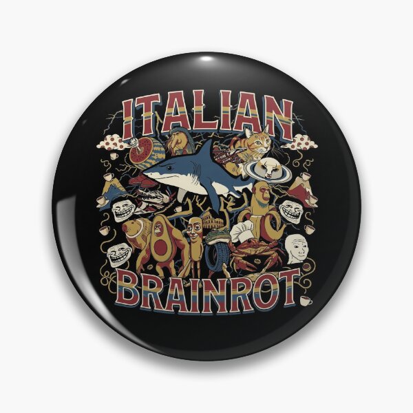 Item preview, Italian Brainrot Meme Fusion Gen Z's Chaotic Internet Humor designed and sold by Kitkin.