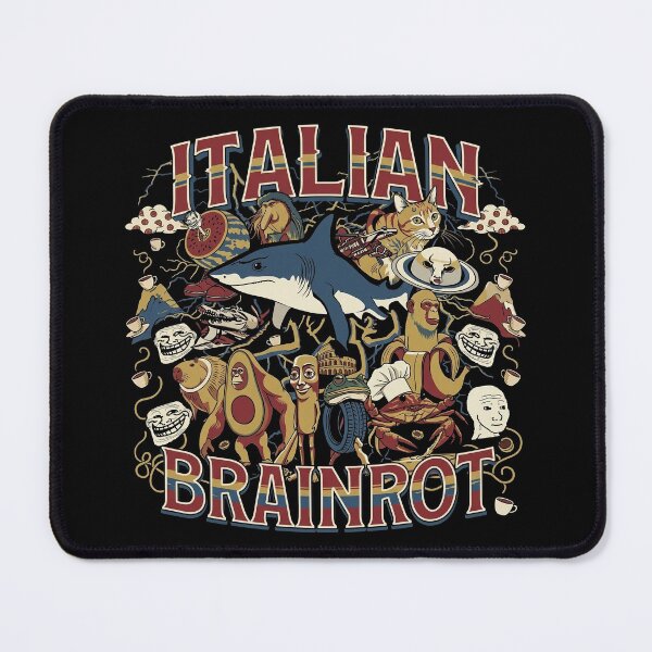 Item preview, Italian Brainrot Meme Fusion Gen Z's Chaotic Internet Humor designed and sold by Kitkin.