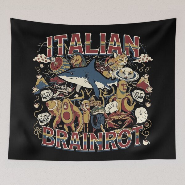 Item preview, Italian Brainrot Meme Fusion Gen Z's Chaotic Internet Humor designed and sold by Kitkin.