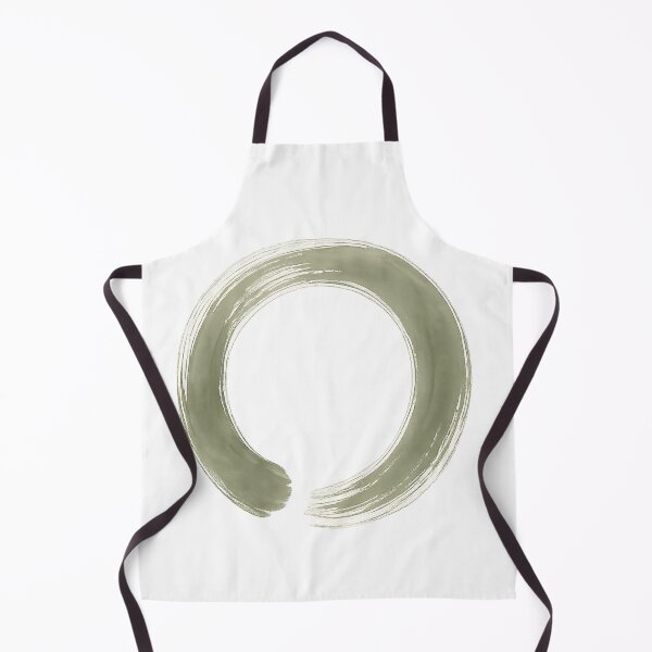 Item preview, Sage Green Zen Ensō Circle Minimal Art designed and sold by TheSlowShore.