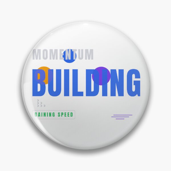 Item preview, Momentum Building – Modern Tech Typography Design designed and sold by HeartAndArtShop.