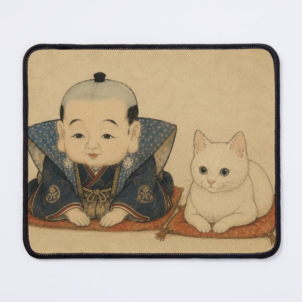Item preview, The Tiny Fukusuke and His Fluffy Companion designed and sold by Komatoya.