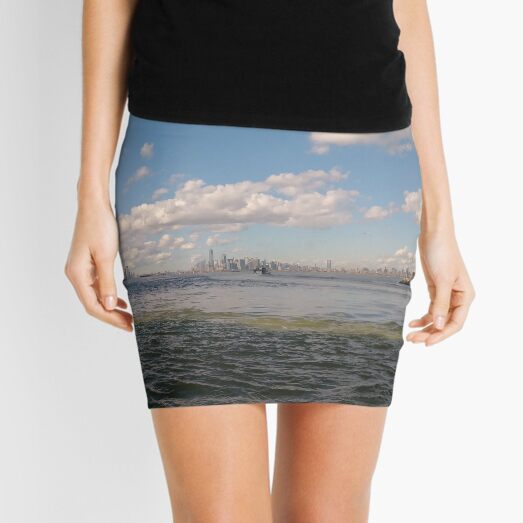 Sky, Water, #Sky, #Water, Sea, #sea Mini Skirt