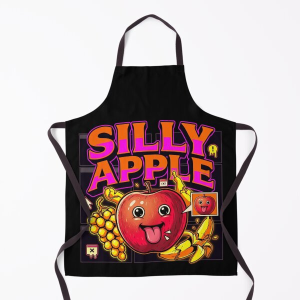 Item preview, Silly Apple Brainrot Meme - Funny Gen Z Retro Fruit Design designed and sold by Kitkin.