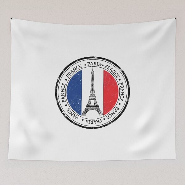 Item preview, Paris France Vintage Stamp designed and sold by PixorStudio.