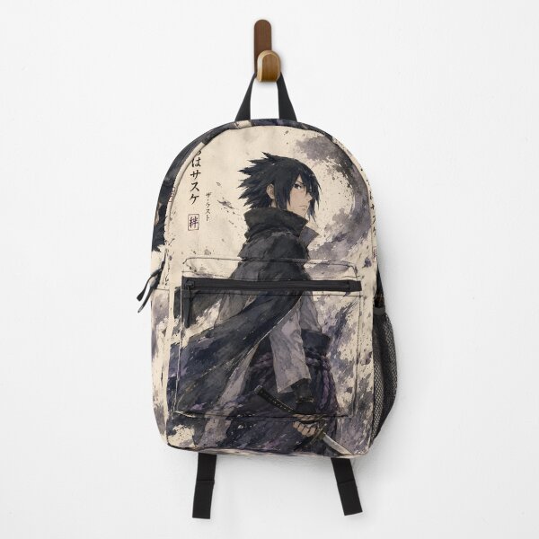 Item preview, Sasuke | Last Shadow Ninja Samurai | Dark Anime Swordsman Japanese Ink Style Wall Art designed and sold by Dyan4.