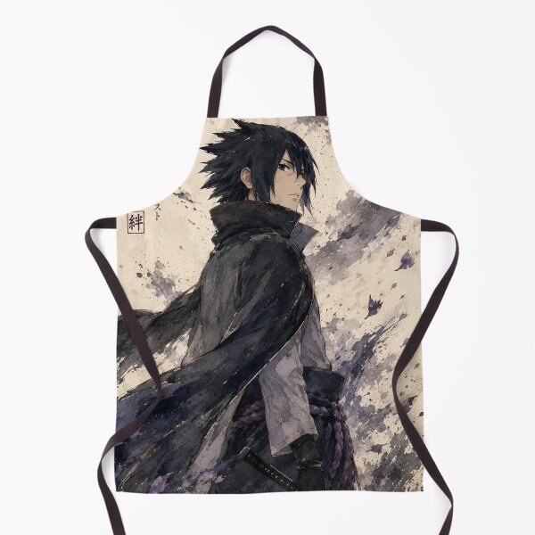 Item preview, Sasuke | Last Shadow Ninja Samurai | Dark Anime Swordsman Japanese Ink Style Wall Art designed and sold by Dyan4.