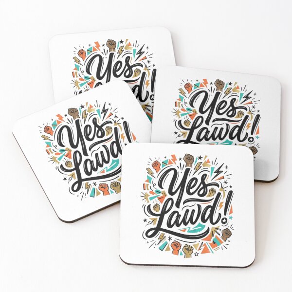 Item preview, Yes Lawd! Typography Collage – Empowered Script Graphic Tee designed and sold by Artify24.