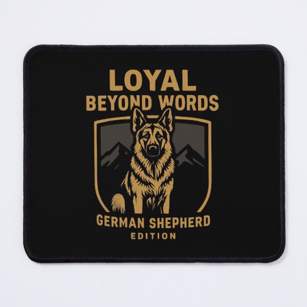 Item preview, Loyal Beyond Words German Shepherd Edition Black Gold Dog Lover Gift designed and sold by Igrowlab254.