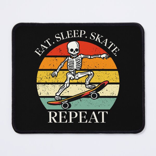 Item preview, Eat. Sleep. Skate. Repeat Skeleton Design designed and sold by OldSkullDesigns.