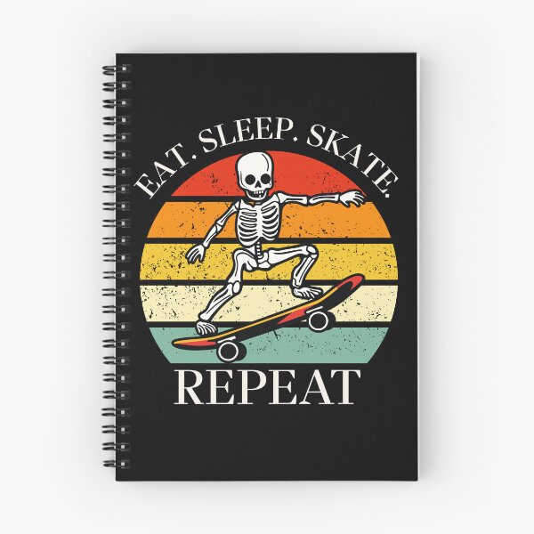 Item preview, Eat. Sleep. Skate. Repeat Skeleton Design designed and sold by OldSkullDesigns.