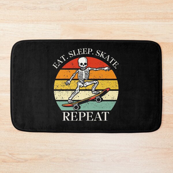 Item preview, Eat. Sleep. Skate. Repeat Skeleton Design designed and sold by OldSkullDesigns.