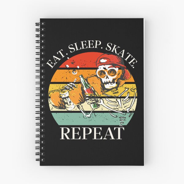 Item preview, Eat. Sleep. Skate. Repeat Skeleton Design designed and sold by OldSkullDesigns.