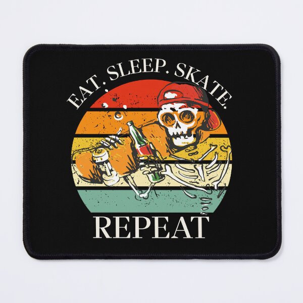 Item preview, Eat. Sleep. Skate. Repeat Skeleton Design designed and sold by OldSkullDesigns.