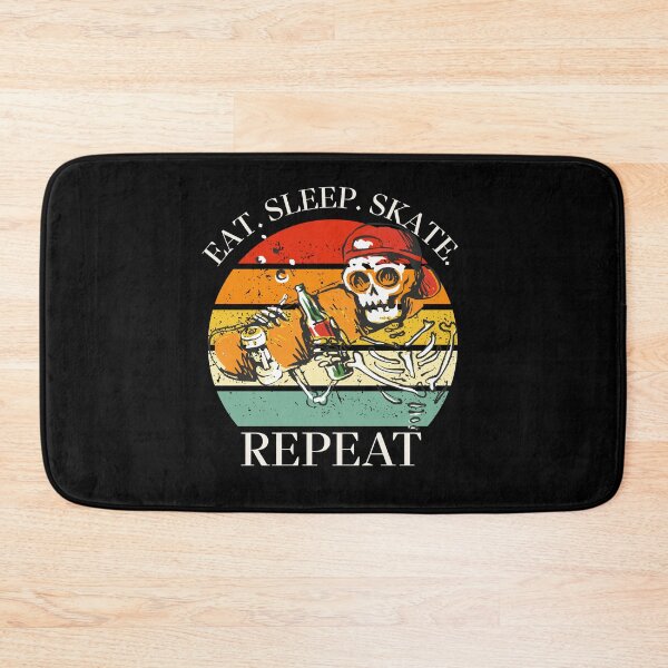 Item preview, Eat. Sleep. Skate. Repeat Skeleton Design designed and sold by OldSkullDesigns.