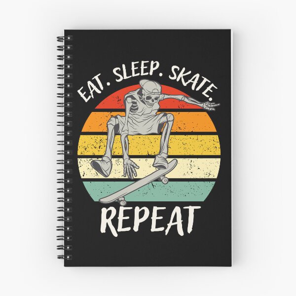 Item preview, Eat. Sleep. Skate. Repeat Skeleton Design designed and sold by OldSkullDesigns.