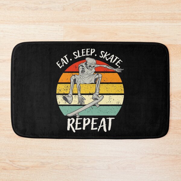 Item preview, Eat. Sleep. Skate. Repeat Skeleton Design designed and sold by OldSkullDesigns.