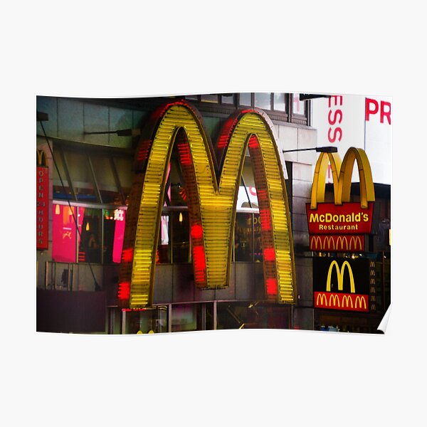 Mickey Ds Posters Redbubble