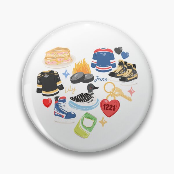 Item preview, heated rivalry collage heart designed and sold by Sarah Swiftie.