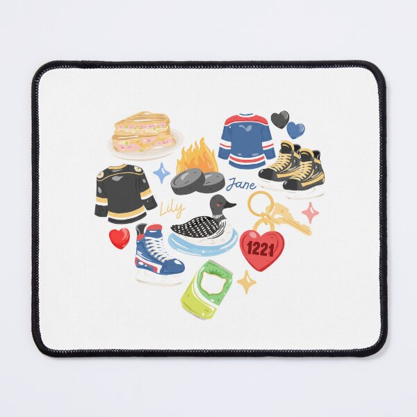 Item preview, heated rivalry collage heart designed and sold by Sarah Swiftie.