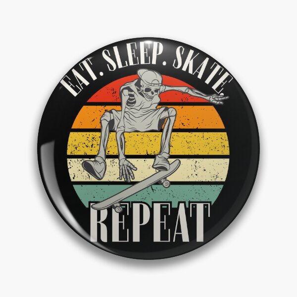 Item preview, Eat. Sleep. Skate. Repeat Skeleton Design designed and sold by OldSkullDesigns.