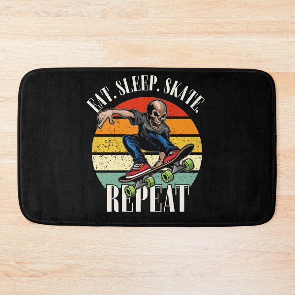 Item preview, Eat. Sleep. Skate. Repeat Skeleton Design designed and sold by OldSkullDesigns.