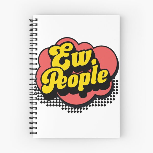 Item preview, Quote "Ew, People" in a cartoon style lettering designed and sold by N-art-halia.