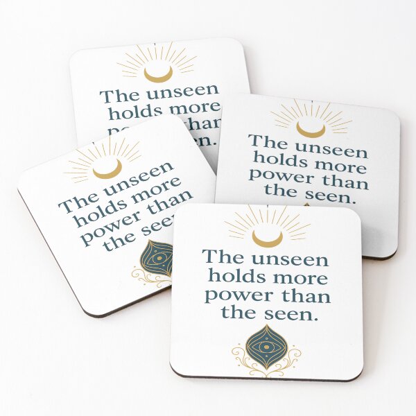 Item preview, The Power Beyond Sight Quote designed and sold by Whispers of Light✨.