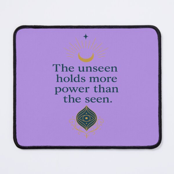 Item preview, The Power Beyond Sight Quote designed and sold by Whispers of Light✨.