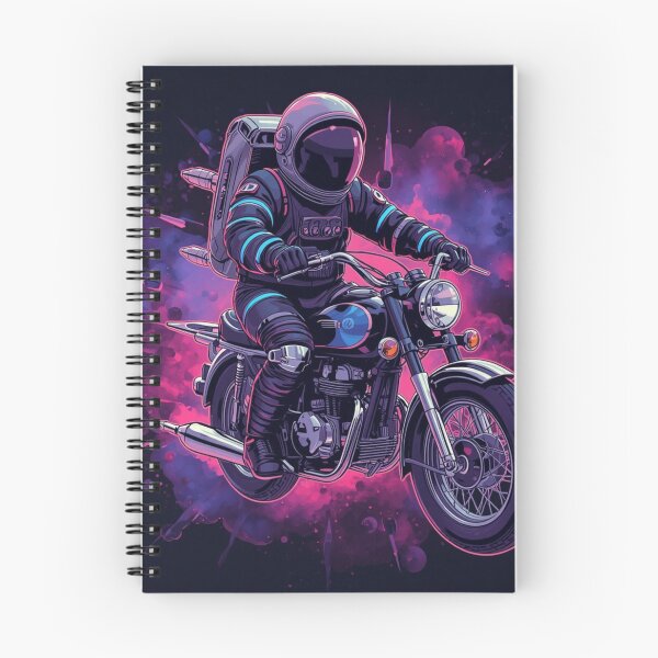 Item preview, Astronaut on a Retro Motorcycle designed and sold by Shanker-studio.