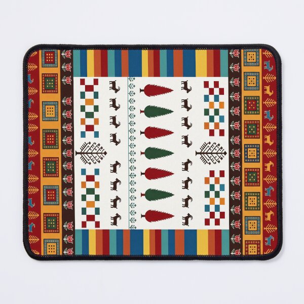 Item preview, Traditional Folk Art Goat Tapestry Pattern designed and sold by arteresting-art.