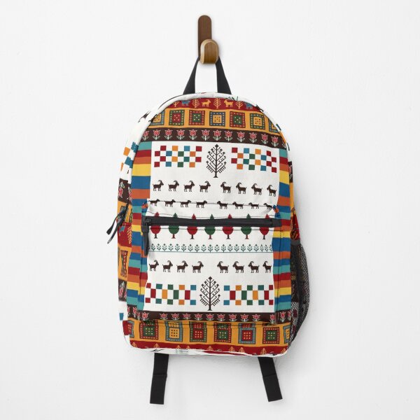 Item preview, Traditional Folk Art Goat Tapestry Pattern designed and sold by arteresting-art.