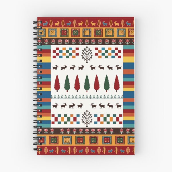 Item preview, Traditional Folk Art Goat Tapestry Pattern designed and sold by arteresting-art.
