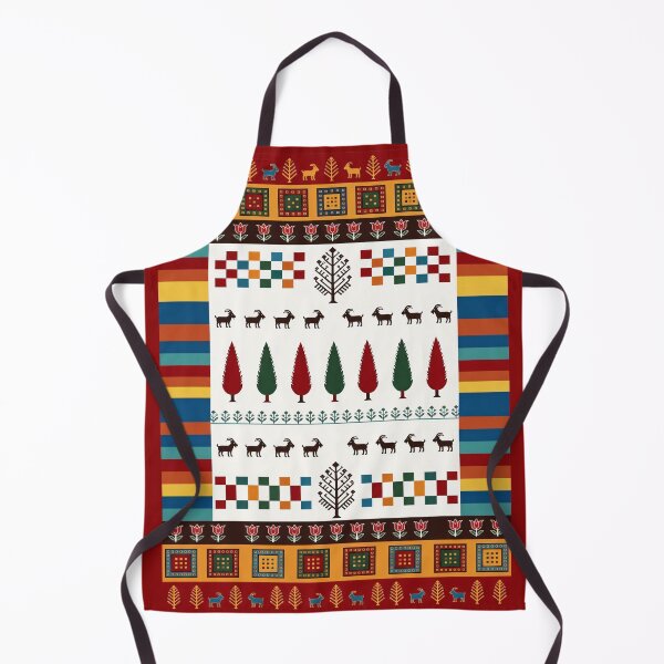Item preview, Traditional Folk Art Goat Tapestry Pattern designed and sold by arteresting-art.