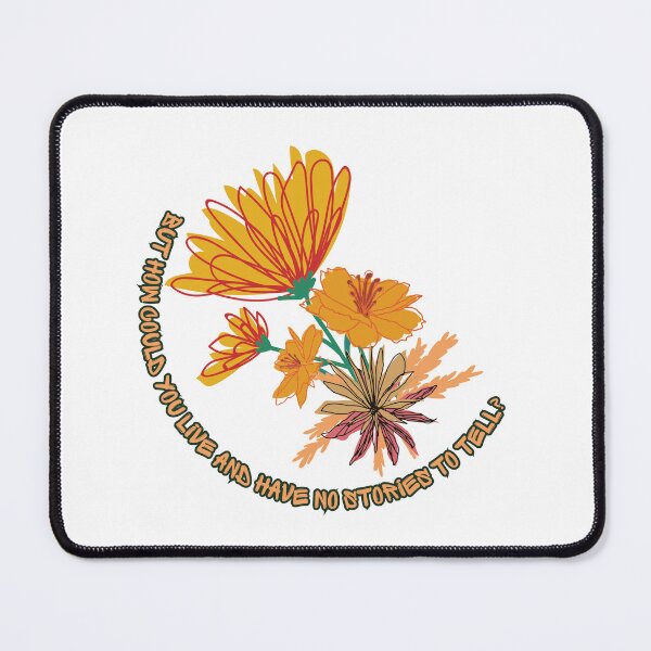 Item preview, but how could you live and have no stories to tell? Graffiti Flower Petal Art Statement designed and sold by print-et-al.