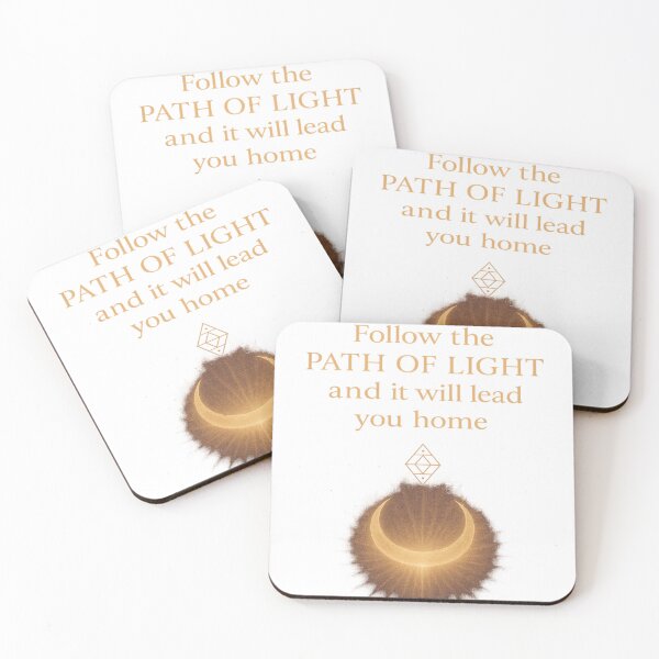 Item preview, Follow the Path of Light Quote designed and sold by Whispers of Light✨.
