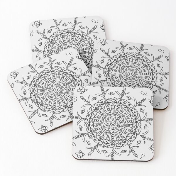 Item preview, Golden Harvest Mamdala designed and sold by The Mandala Oasis.