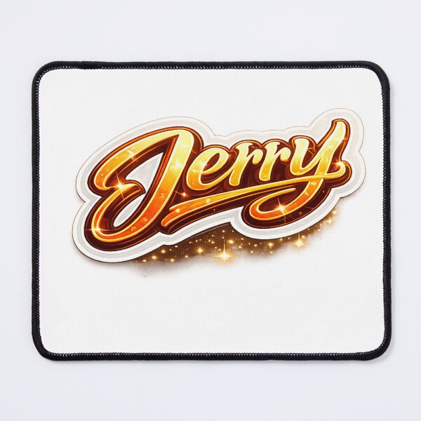 Item preview, Jerry Golden Name Sticker designed and sold by MoizCreations.