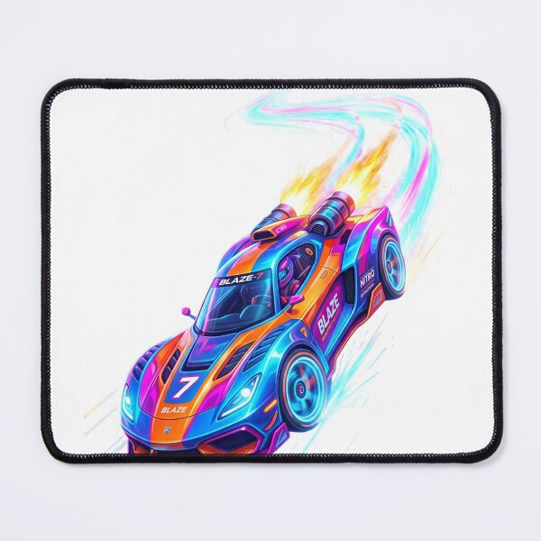 Item preview, uturistic Rocket Racing Car 8K PNG – Neon Cyberpunk Speed Vehicle | Cartoon Sci-Fi Pixar Style designed and sold by krishna-artdesigns.
