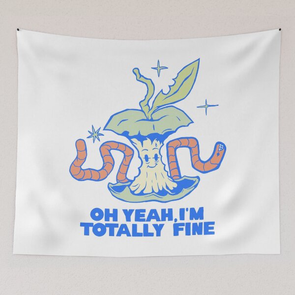 Item preview, Totally Fine Apple designed and sold by imaratbag.