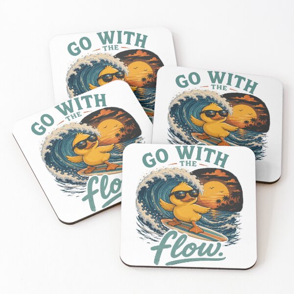 Item preview, Go With The Flow Duck designed and sold by DandelioMoon.