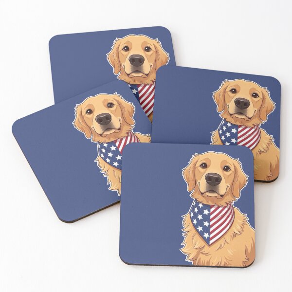 Item preview, Patriotic Golden Retriever designed and sold by Ash-Samurai.