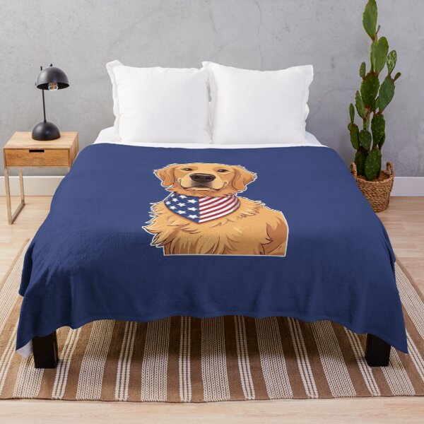 Item preview, Patriotic Golden Retriever designed and sold by Ash-Samurai.