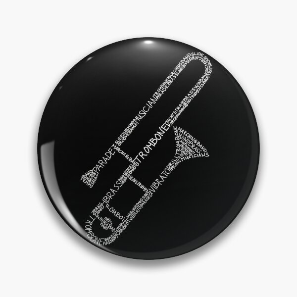 Item preview, Trombone Word Art - Musician Marching Band Player Gift designed and sold by clickbongski.