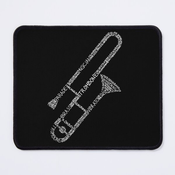 Item preview, Trombone Word Art - Musician Marching Band Player Gift designed and sold by clickbongski.