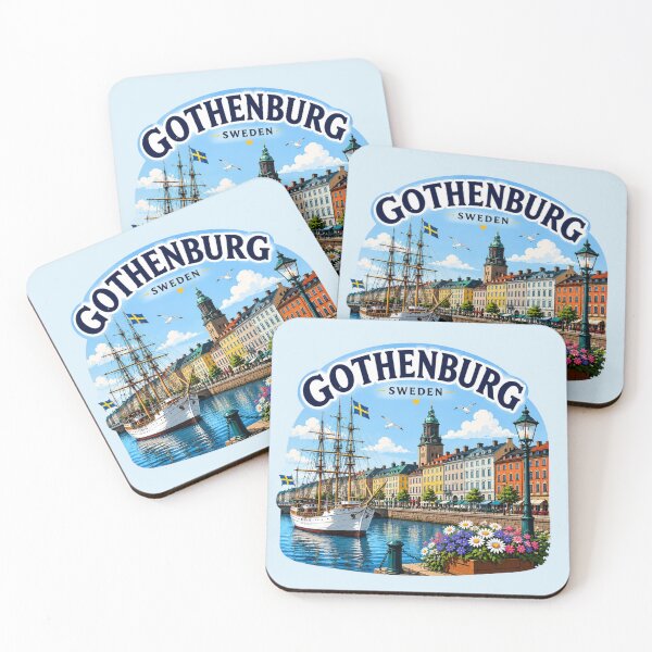 Item preview, Gothenburg, Sweden - Harbor designed and sold by Myra365Art.