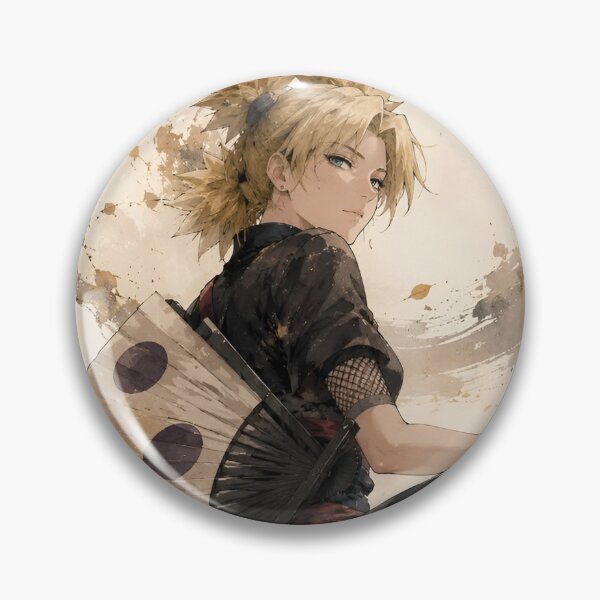 Item preview, Temari | Wind Fan Kunoichi Samurai | Elegant Ninja Warrior Japanese Ink Style Art Print designed and sold by Dyan4.