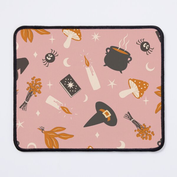 Item preview, Whimsical Witchy Autumn Pattern – Cozy Halloween Magic Seamless Design designed and sold by RJACreative.